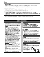 Предварительный просмотр 2 страницы JVC GR-DVL166 Instructions Manual