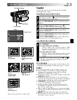 Предварительный просмотр 23 страницы JVC GR-DVL210 Instructions Manual