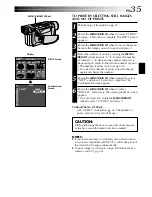 Предварительный просмотр 35 страницы JVC GR-DVL310 Instructions Manual