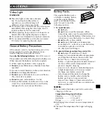 Предварительный просмотр 85 страницы JVC GR-DVL310 Instructions Manual