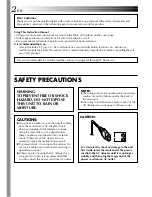 Предварительный просмотр 2 страницы JVC GR-DVL315A Instructions Manual