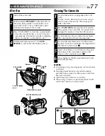 Предварительный просмотр 77 страницы JVC GR-DVL315A Instructions Manual