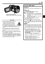 Предварительный просмотр 19 страницы JVC GR-DVL320 Instructions Manual