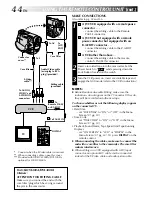 Предварительный просмотр 44 страницы JVC GR-DVL500U - Digital Camcorder Instructions Manual