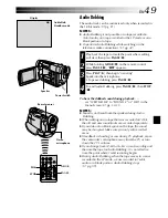 Предварительный просмотр 49 страницы JVC GR-DVL500U - Digital Camcorder Instructions Manual