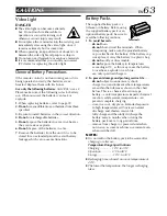 Предварительный просмотр 63 страницы JVC GR-DVL500U - Digital Camcorder Instructions Manual