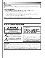 Предварительный просмотр 2 страницы JVC GR-DVL512 Instructions Manual