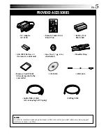 Предварительный просмотр 5 страницы JVC GR-DVL512 Instructions Manual