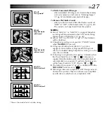 Предварительный просмотр 27 страницы JVC GR-DVL512 Instructions Manual