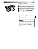 Предварительный просмотр 33 страницы JVC GR-DVL512 Instructions Manual