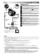 Предварительный просмотр 52 страницы JVC GR-DVL512 Instructions Manual