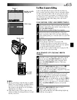 Предварительный просмотр 65 страницы JVC GR-DVL512 Instructions Manual