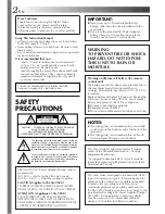 Preview for 2 page of JVC GR-DVL9000 Instructions Manual