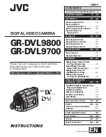 Предварительный просмотр 1 страницы JVC GR-DVL9700 Instructions Manual