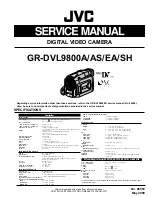 Preview for 1 page of JVC GR-DVL9800A Service Manual