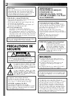 Preview for 2 page of JVC GR-DVM1D (French) Mode D'Emploi