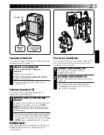 Preview for 23 page of JVC GR-DVM1D (French) Mode D'Emploi