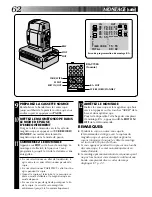 Preview for 62 page of JVC GR-DVM1D (French) Mode D'Emploi