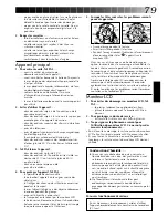 Preview for 79 page of JVC GR-DVM1D (French) Mode D'Emploi