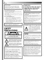 Предварительный просмотр 2 страницы JVC GR-DVM5 Instructions Manual