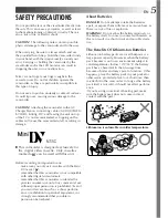 Предварительный просмотр 5 страницы JVC GR-DVM5 Instructions Manual