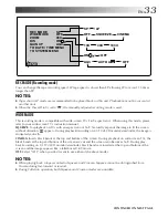 Предварительный просмотр 33 страницы JVC GR-DVM5 Instructions Manual