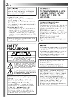 Preview for 2 page of JVC GR-DVM50 Instructions Manual