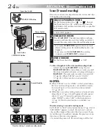 Предварительный просмотр 24 страницы JVC GR-DVM50 Instructions Manual