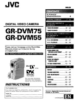 JVC GR-DVM55 Instructions Manual предпросмотр