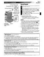 Предварительный просмотр 21 страницы JVC GR-DVM55 Instructions Manual