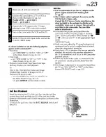 Предварительный просмотр 23 страницы JVC GR-DVM55 Instructions Manual