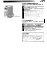 Предварительный просмотр 33 страницы JVC GR-DVM55 Instructions Manual