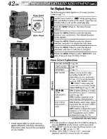 Предварительный просмотр 42 страницы JVC GR-DVM55 Instructions Manual