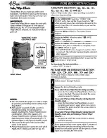 Предварительный просмотр 48 страницы JVC GR-DVM55 Instructions Manual