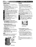 Предварительный просмотр 52 страницы JVC GR-DVM55 Instructions Manual