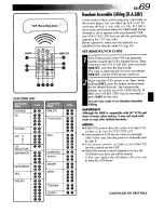 Предварительный просмотр 69 страницы JVC GR-DVM55 Instructions Manual