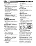 Предварительный просмотр 94 страницы JVC GR-DVM55 Instructions Manual