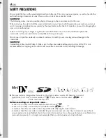 Предварительный просмотр 4 страницы JVC GR-DVM76 Instructions Manual