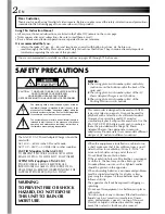 Предварительный просмотр 2 страницы JVC GR-DVM80 Instructions Manual