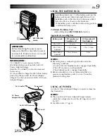 Предварительный просмотр 9 страницы JVC GR-DVM80 Instructions Manual