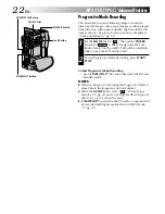 Предварительный просмотр 22 страницы JVC GR-DVM80 Instructions Manual