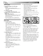 Предварительный просмотр 70 страницы JVC GR-DVM80 Instructions Manual