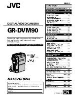 Предварительный просмотр 1 страницы JVC GR-DVM90 Instructions Manual