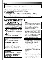 Предварительный просмотр 2 страницы JVC GR-DVM90 Instructions Manual