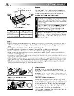 Предварительный просмотр 8 страницы JVC GR-DVM90 Instructions Manual