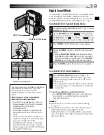 Предварительный просмотр 39 страницы JVC GR-DVM90 Instructions Manual