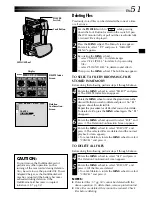 Предварительный просмотр 51 страницы JVC GR-DVM90 Instructions Manual