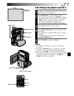 Предварительный просмотр 77 страницы JVC GR-DVM90 Instructions Manual