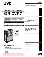 Предварительный просмотр 1 страницы JVC GR-DVP7 Instructions Manual