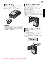 Предварительный просмотр 13 страницы JVC GR-DVP7 Instructions Manual